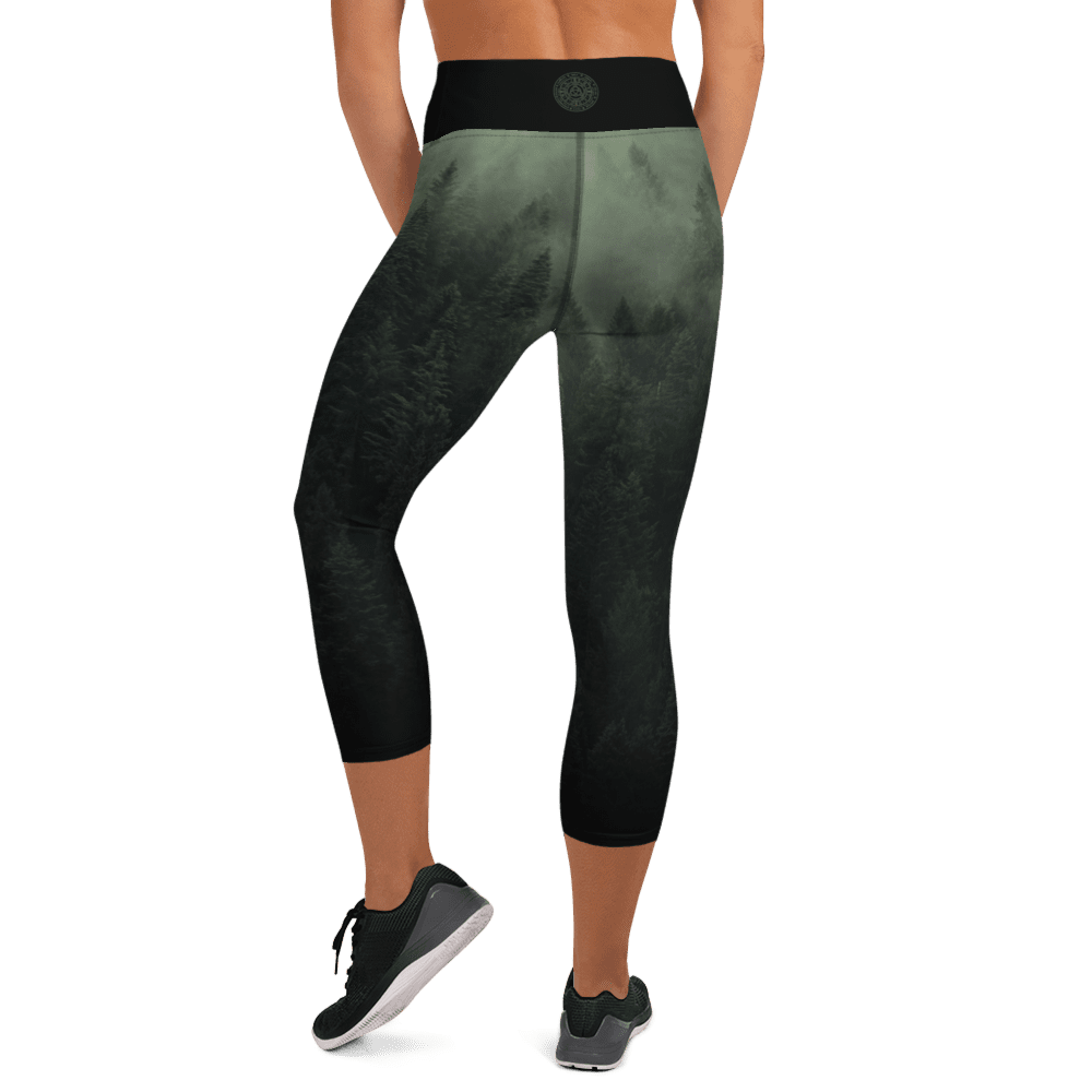 Yoga Leggings – Wheel of the Year – Woodland Serenity - Bottoms